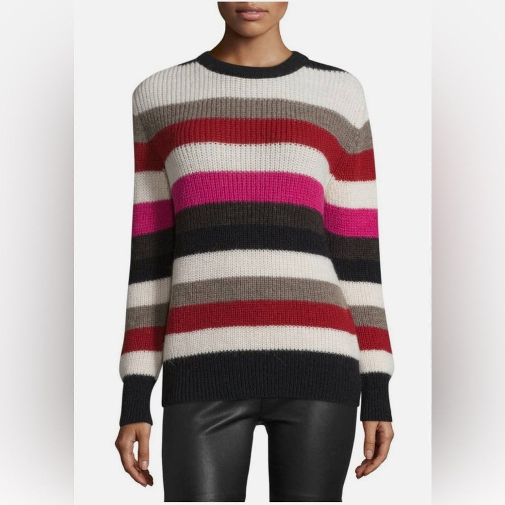 IRO Solal Ribbed Striped Sweater